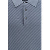 Brioni Light Blue Cotton Polo Shirt Brioni