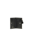 Valentino Garavani Black Calf Leather Bos Taurus Wallet Valentino Garavani