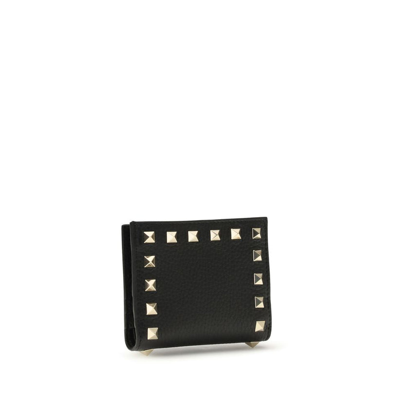 Valentino Garavani Black Lamb Ovis Aries Aries Wallet Valentino Garavani