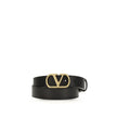 Valentino Garavani Black Calf Leather Bos Taurus Belt Valentino Garavani