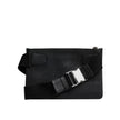 Dolce & Gabbana Black Leather Belt Bag Dolce & Gabbana