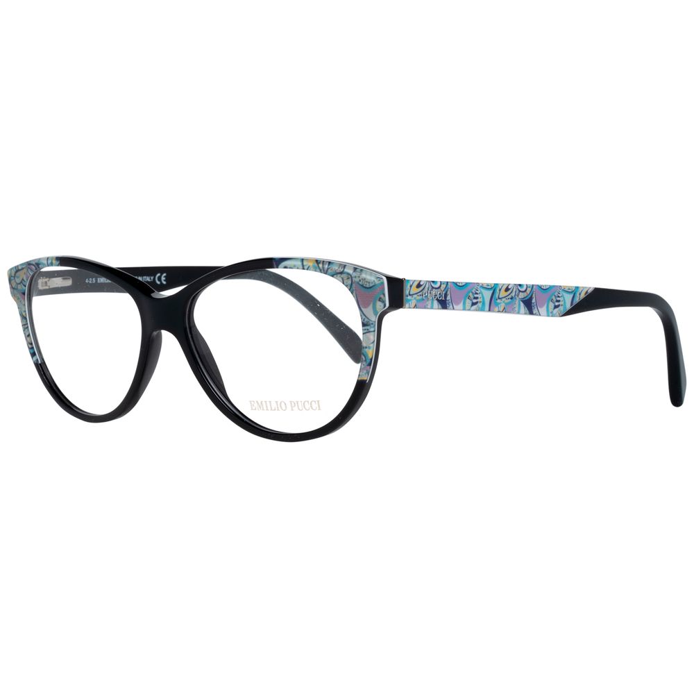 Emilio Pucci Black Plastic Glasses (Frames) Emilio Pucci