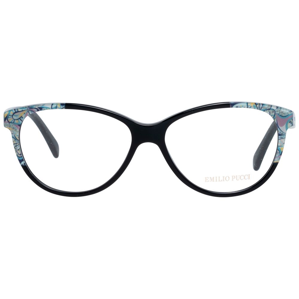 Emilio Pucci Black Plastic Glasses (Frames) Emilio Pucci