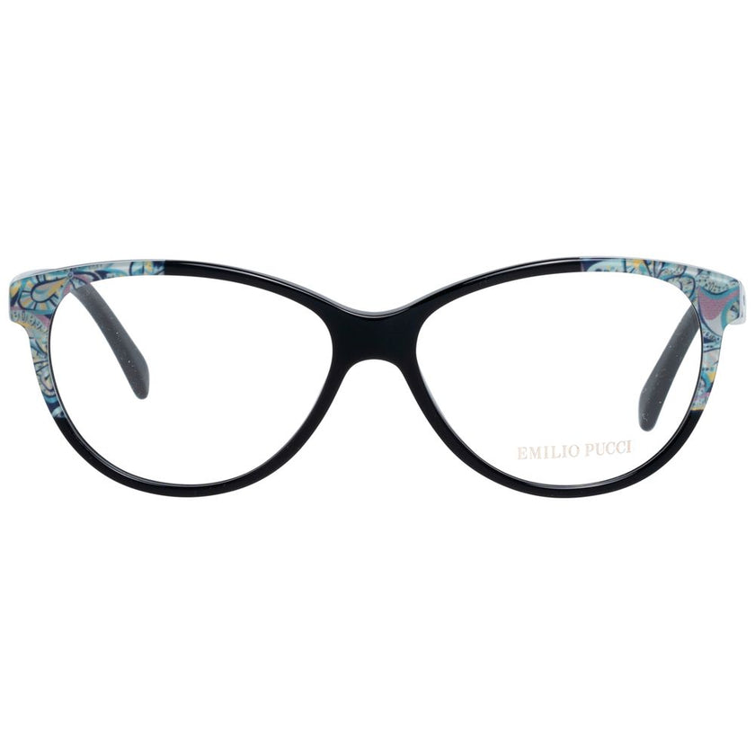 Emilio Pucci Black Plastic Glasses (Frames) Emilio Pucci