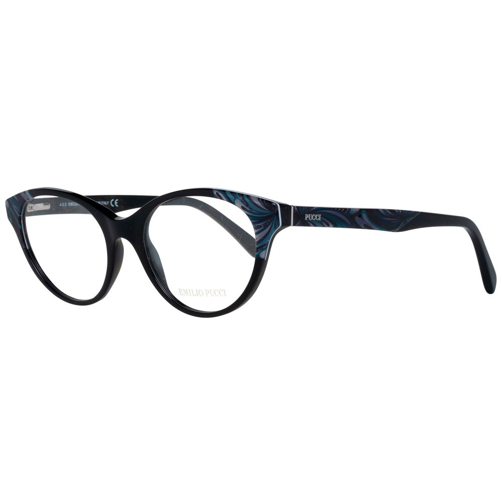 Emilio Pucci Black Plastic Glasses (Frames) Emilio Pucci