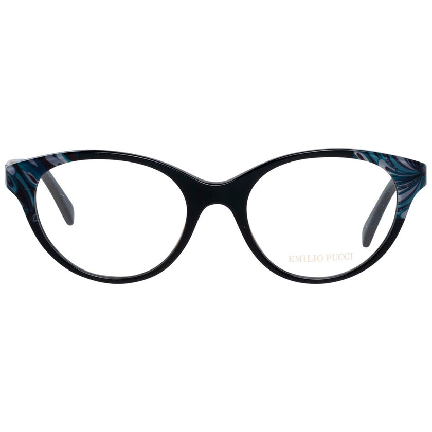 Emilio Pucci Black Plastic Glasses (Frames) Emilio Pucci