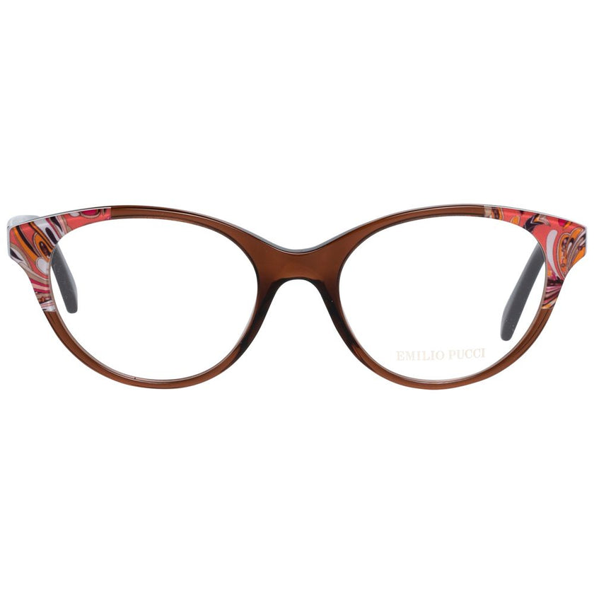 Emilio Pucci Brown Plastic Glasses (Frames) Emilio Pucci