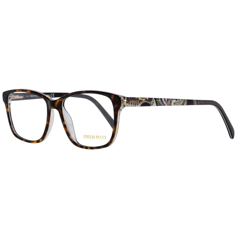 Emilio Pucci Brown Plastic Glasses (Frames) Emilio Pucci