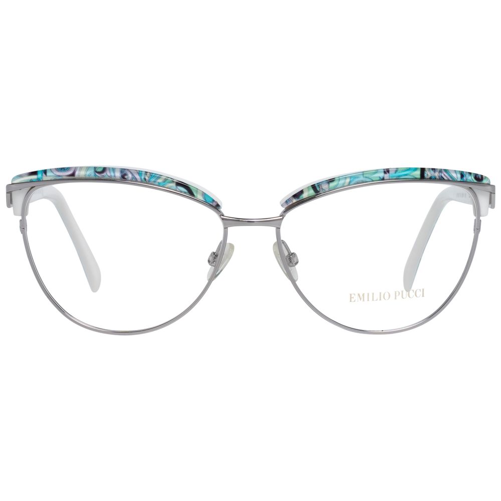Emilio Pucci Gray Metal Glasses (Frames) Emilio Pucci