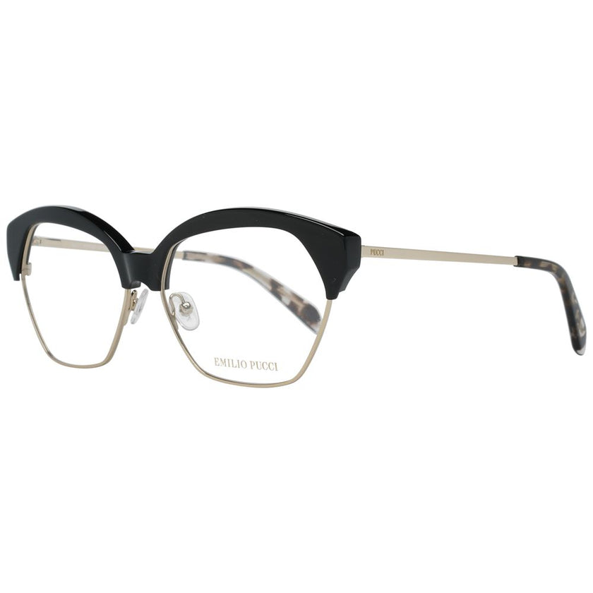 Emilio Pucci Black Metal Glasses (Frames) Emilio Pucci