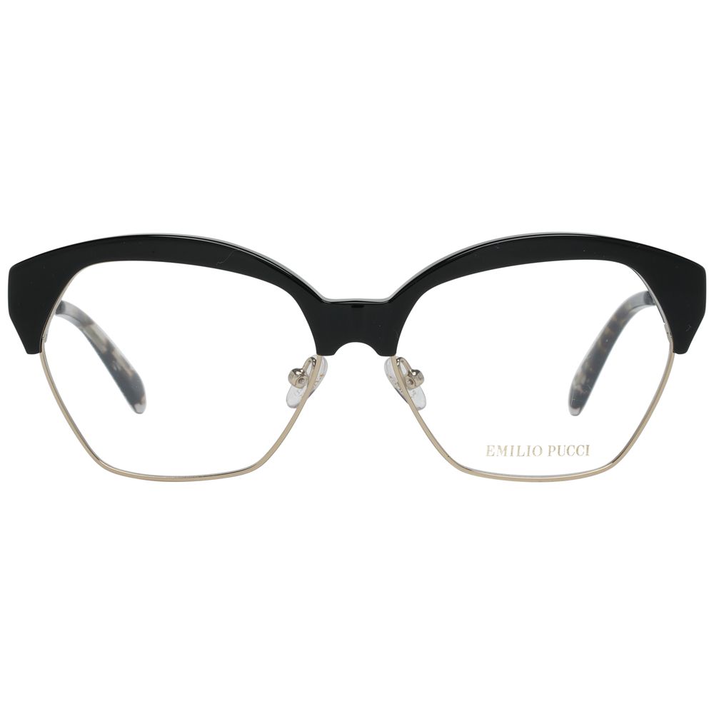 Emilio Pucci Black Metal Glasses (Frames) Emilio Pucci