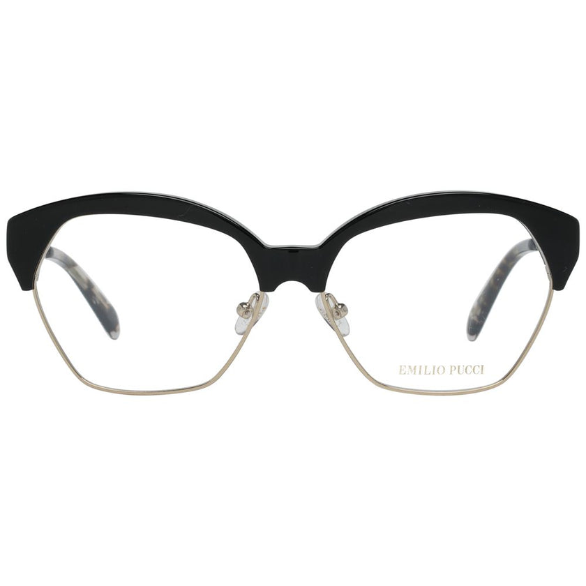Emilio Pucci Black Metal Glasses (Frames) Emilio Pucci