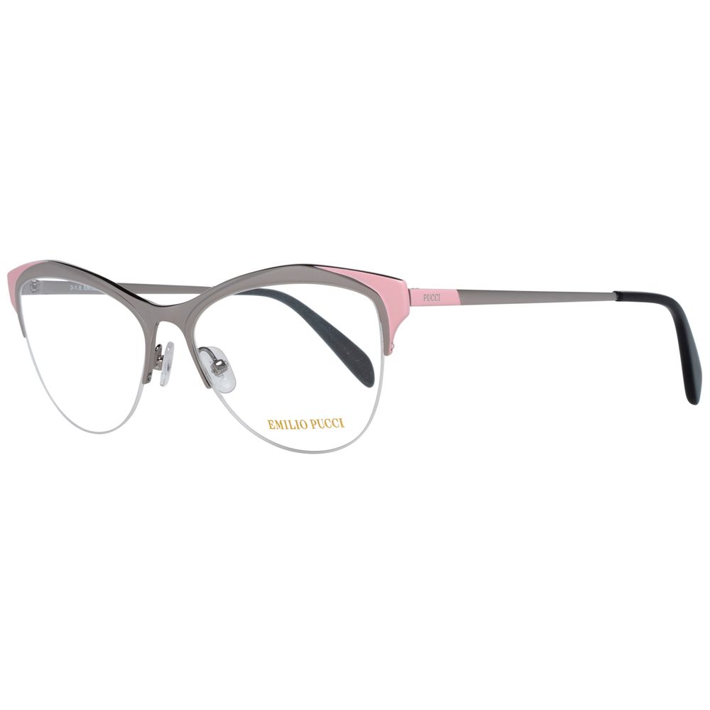 Emilio Pucci Gray Metal Glasses (Frames) Emilio Pucci