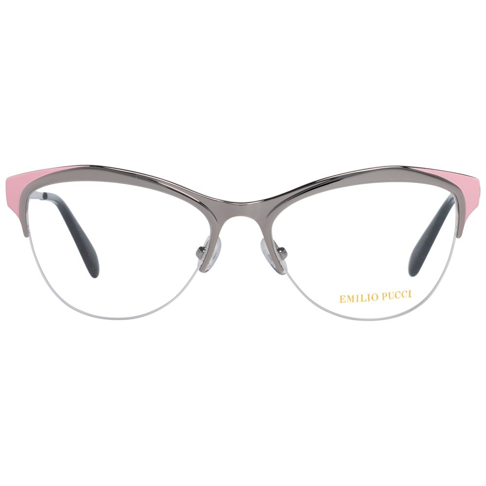 Emilio Pucci Gray Metal Glasses (Frames) Emilio Pucci