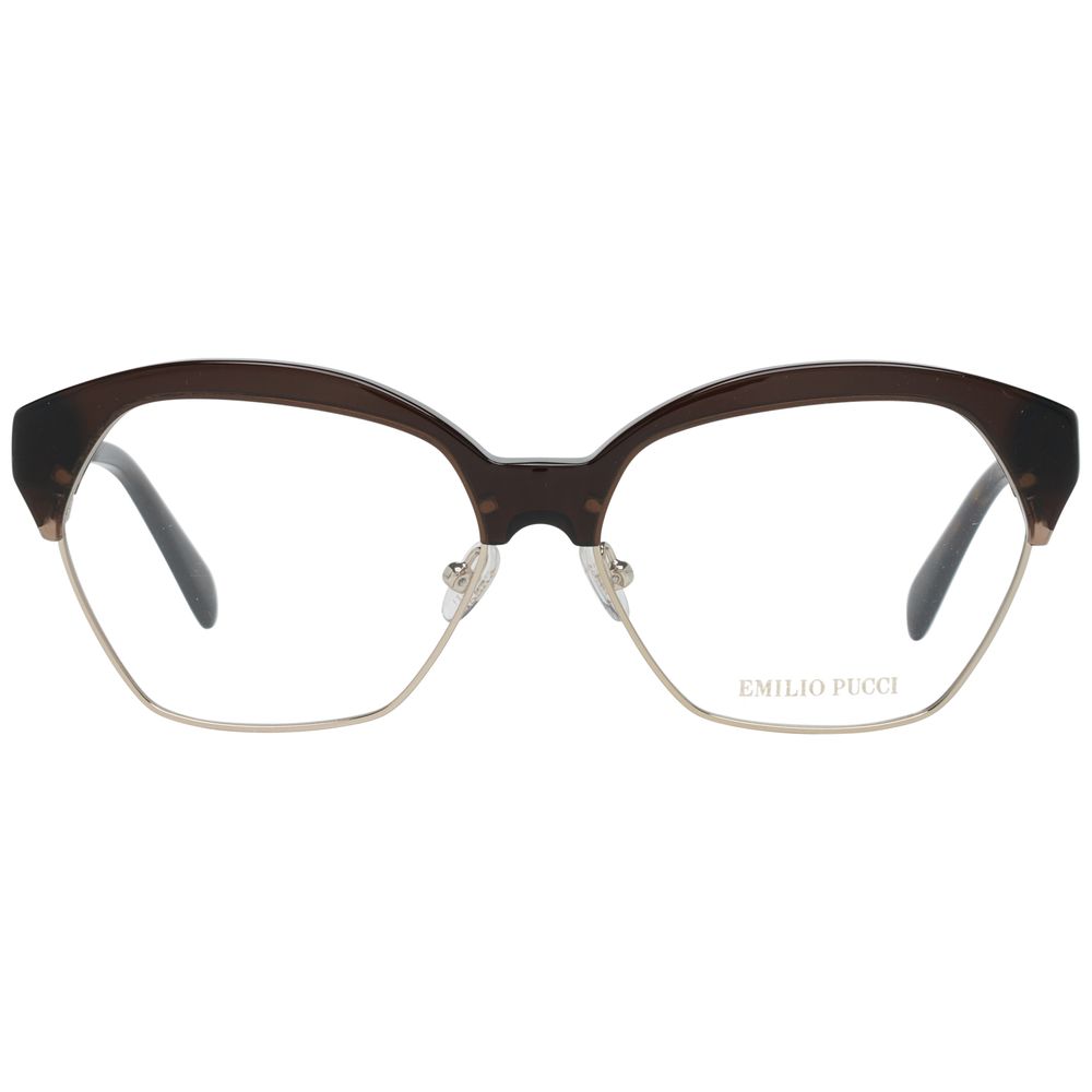 Emilio Pucci Brown Metal Glasses (Frames) Emilio Pucci