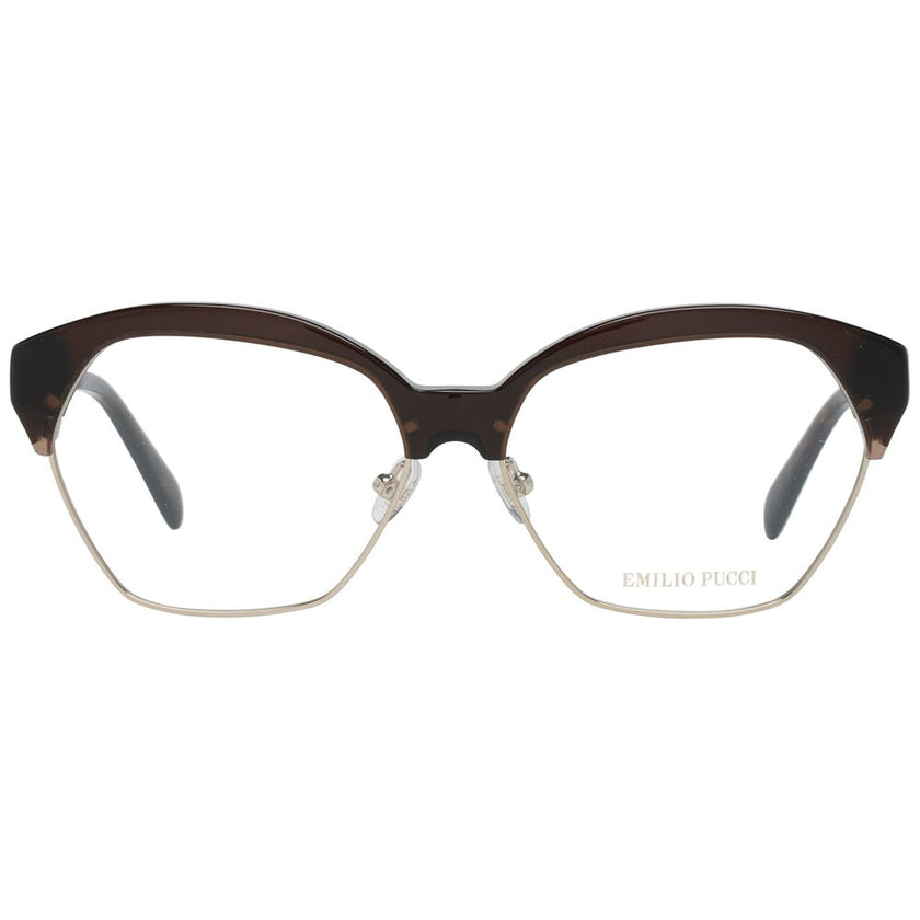 Emilio Pucci Brown Metal Glasses (Frames) Emilio Pucci