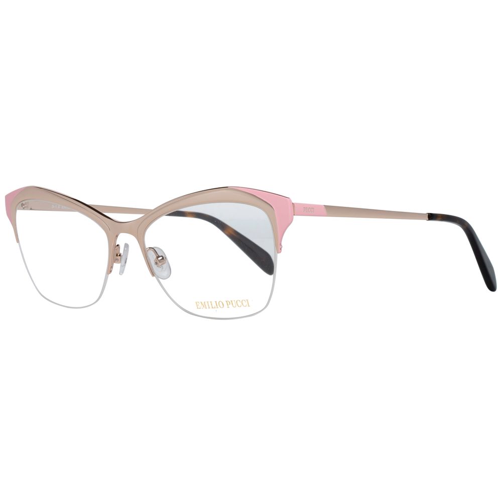 Emilio Pucci Gold Metal Glasses (Frames) Emilio Pucci