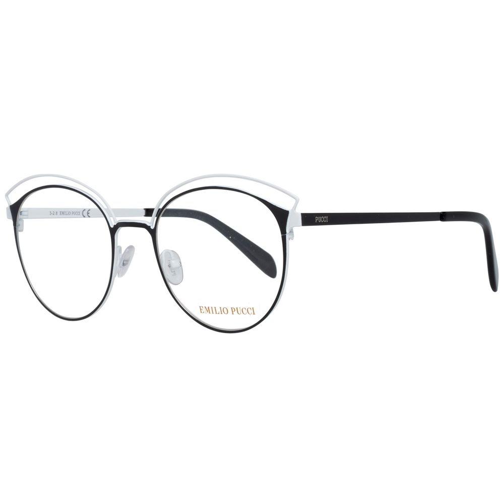 Emilio Pucci Black Metal Glasses (Frames) Emilio Pucci