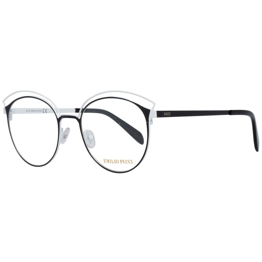 Emilio Pucci Black Metal Glasses (Frames) Emilio Pucci