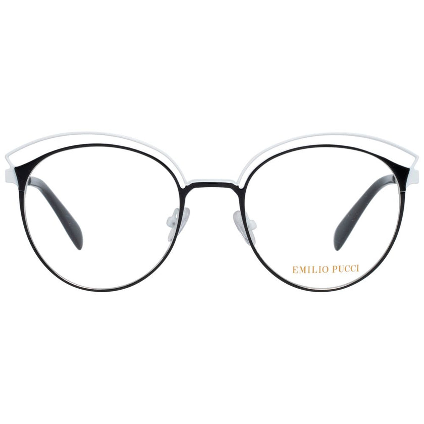 Emilio Pucci Black Metal Glasses (Frames) Emilio Pucci