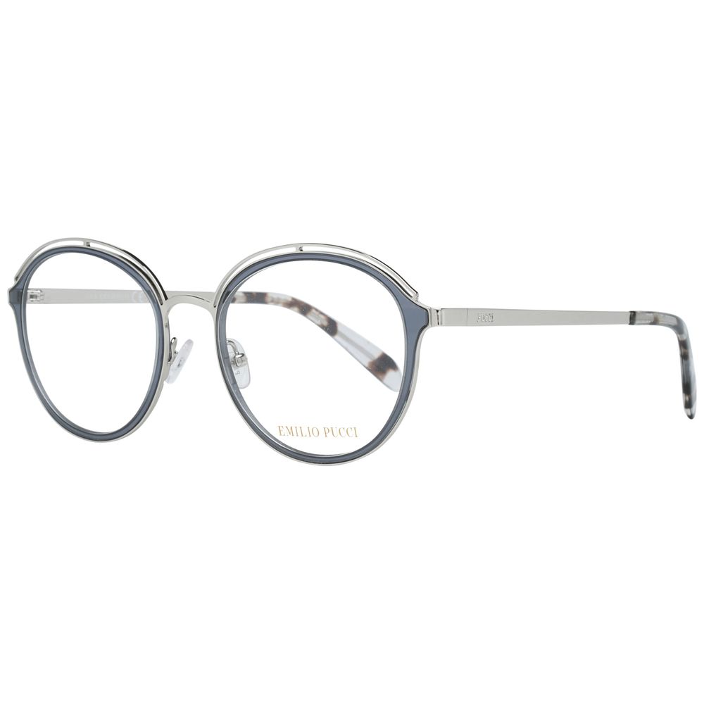 Emilio Pucci Gray Metal Glasses (Frames) Emilio Pucci