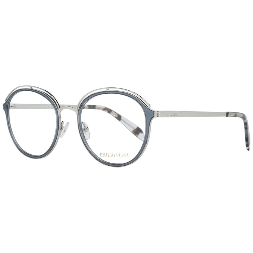 Emilio Pucci Gray Metal Glasses (Frames) Emilio Pucci