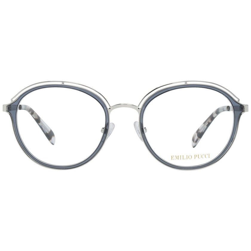 Emilio Pucci Gray Metal Glasses (Frames) Emilio Pucci