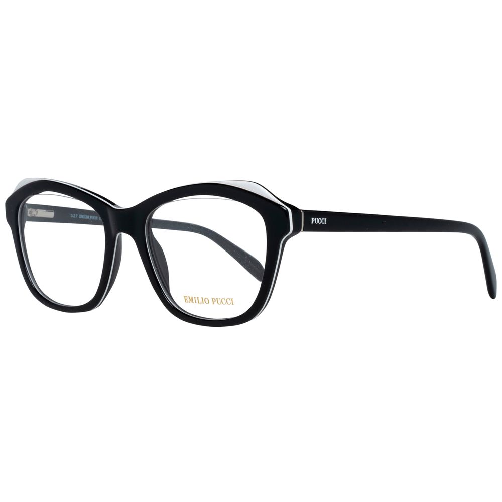 Emilio Pucci Black Plastic Glasses (Frames) Emilio Pucci