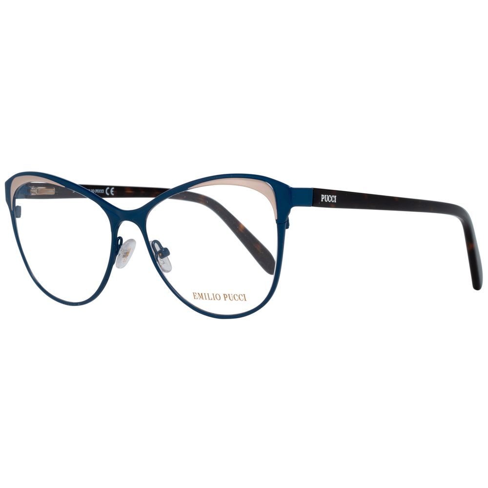 Emilio Pucci Blue Metal Glasses (Frames) Emilio Pucci