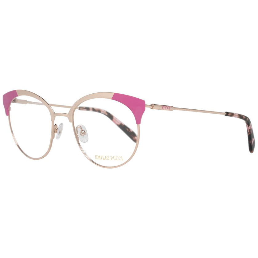 Emilio Pucci Gold Metal Glasses (Frames) Emilio Pucci