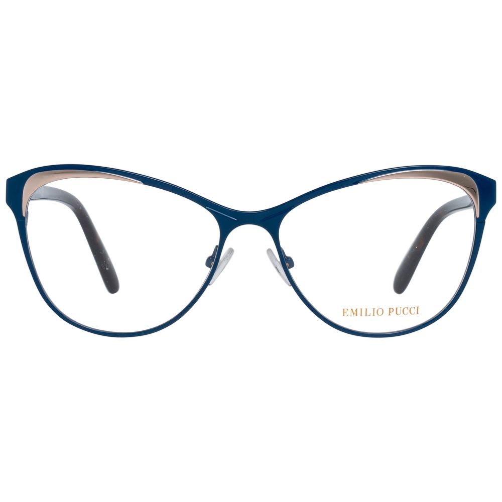 Emilio Pucci Blue Metal Glasses (Frames) Emilio Pucci