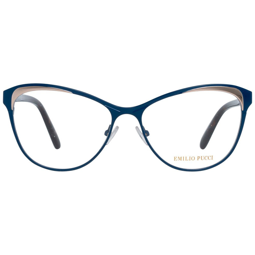 Emilio Pucci Blue Metal Glasses (Frames) Emilio Pucci