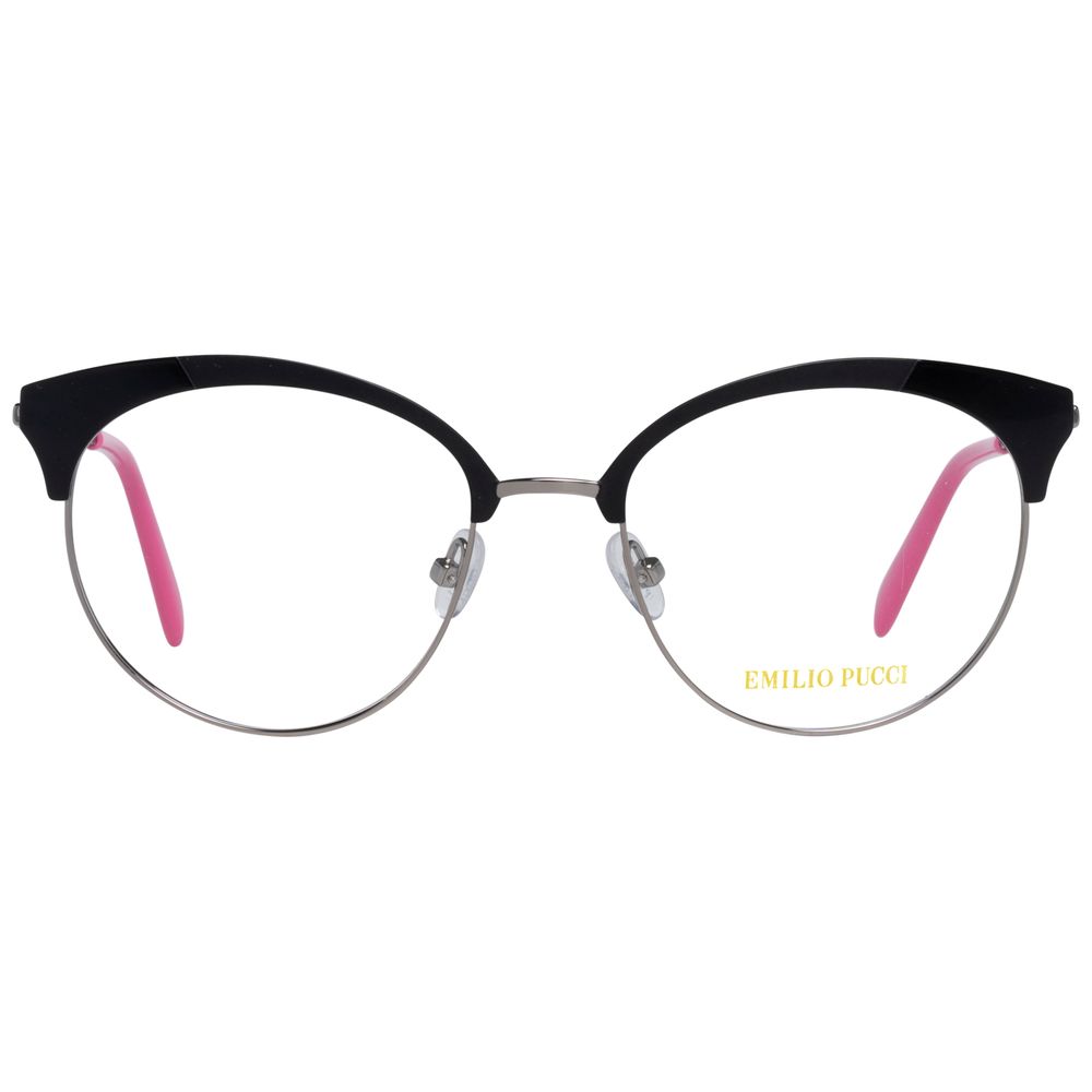 Emilio Pucci Black Metal Glasses (Frames) Emilio Pucci