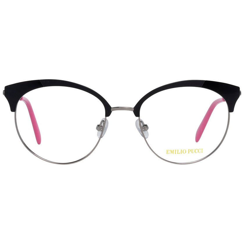 Emilio Pucci Black Metal Glasses (Frames) Emilio Pucci