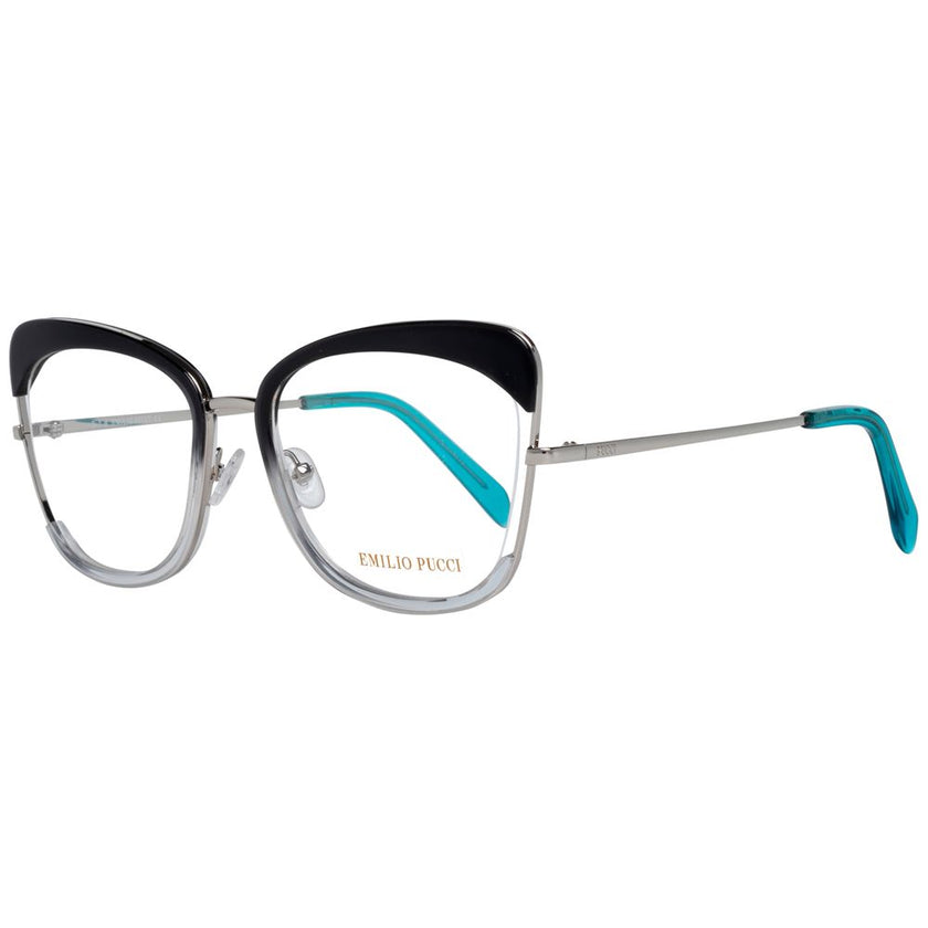 Emilio Pucci Black Metal Glasses (Frames) Emilio Pucci