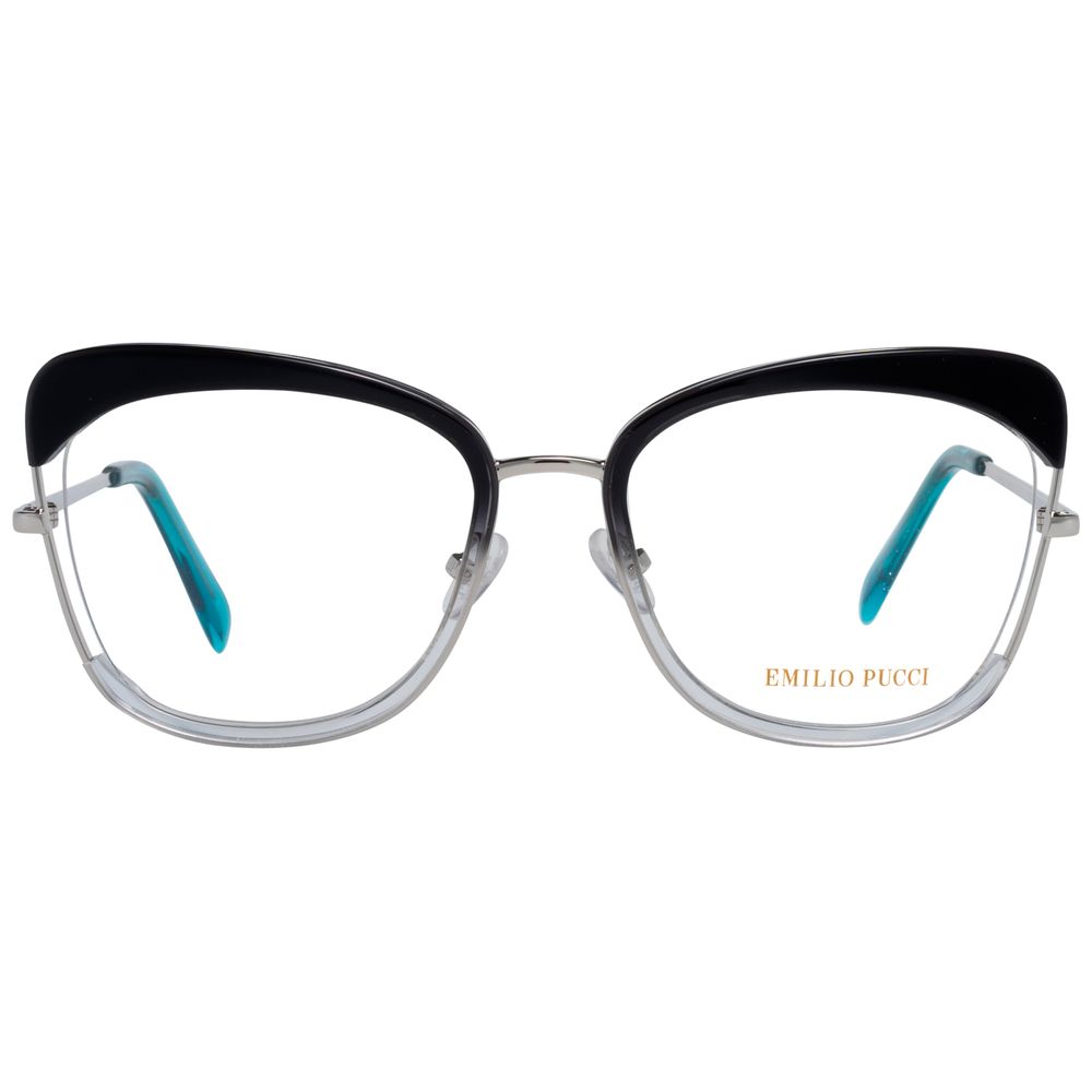 Emilio Pucci Black Metal Glasses (Frames) Emilio Pucci