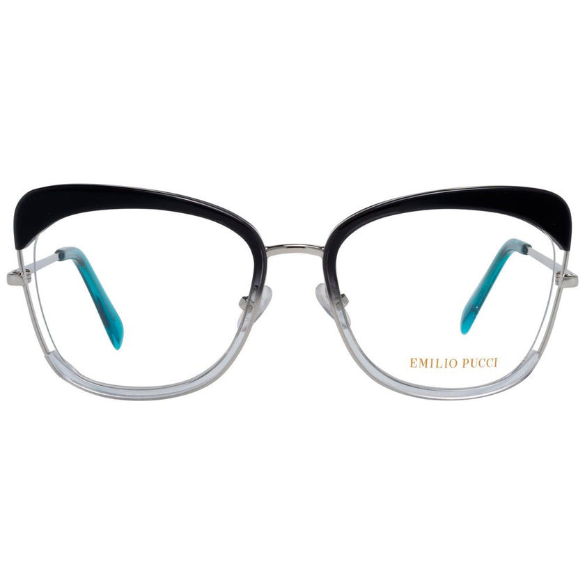 Emilio Pucci Black Metal Glasses (Frames) Emilio Pucci