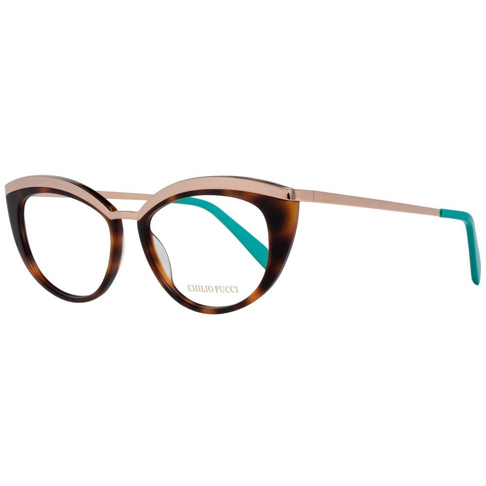 Emilio Pucci Brown Metal Glasses (Frames) Emilio Pucci