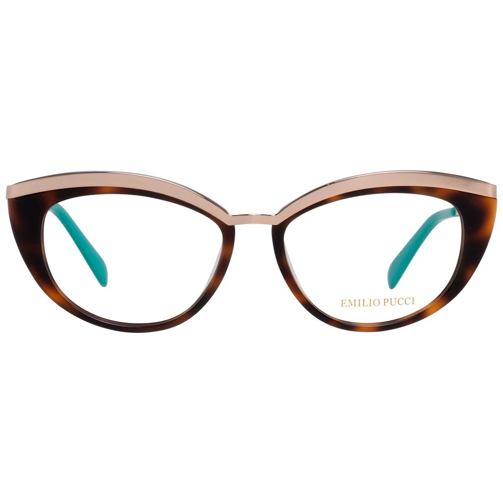 Emilio Pucci Brown Metal Glasses (Frames) Emilio Pucci