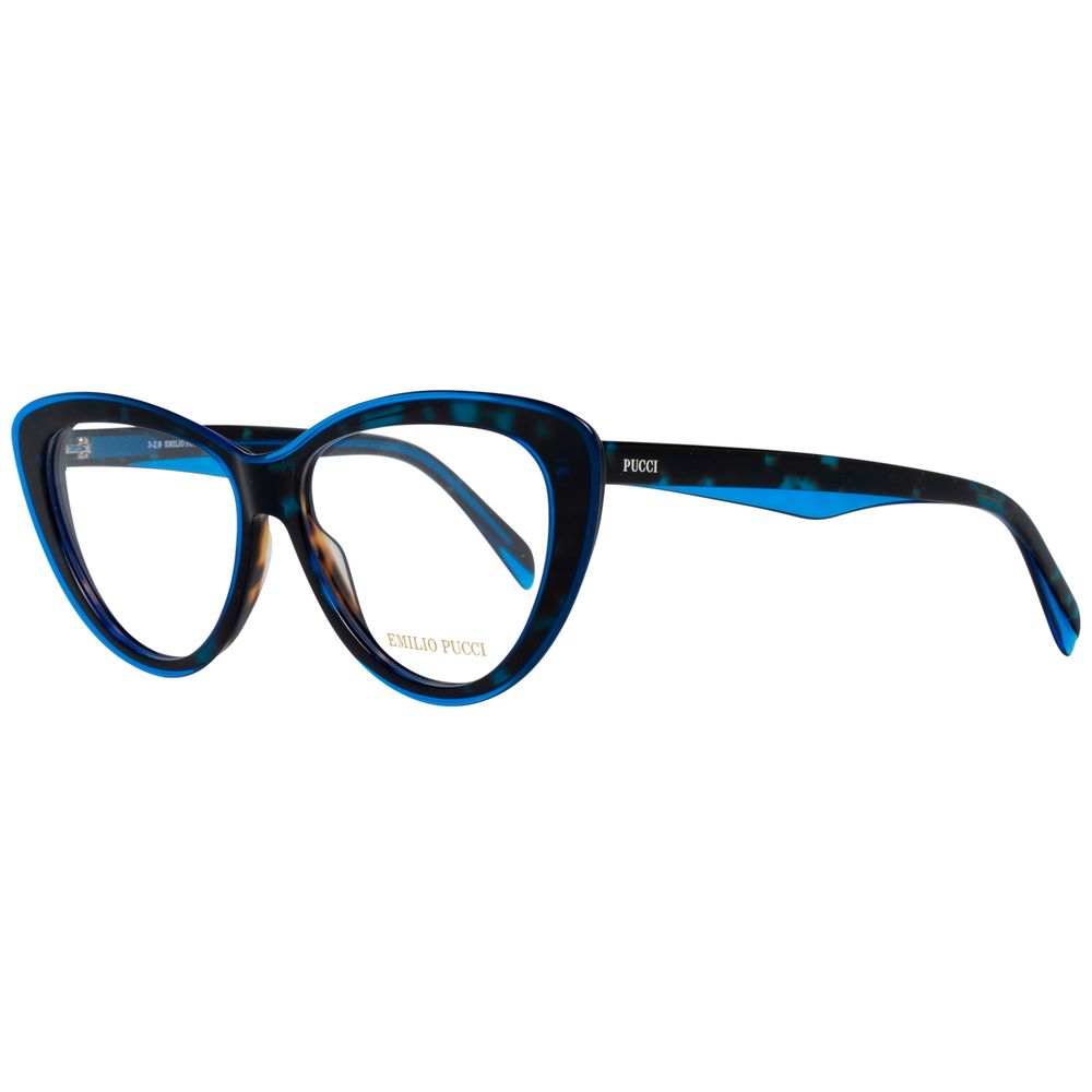 Emilio Pucci Blue Plastic Glasses (Frames) Emilio Pucci