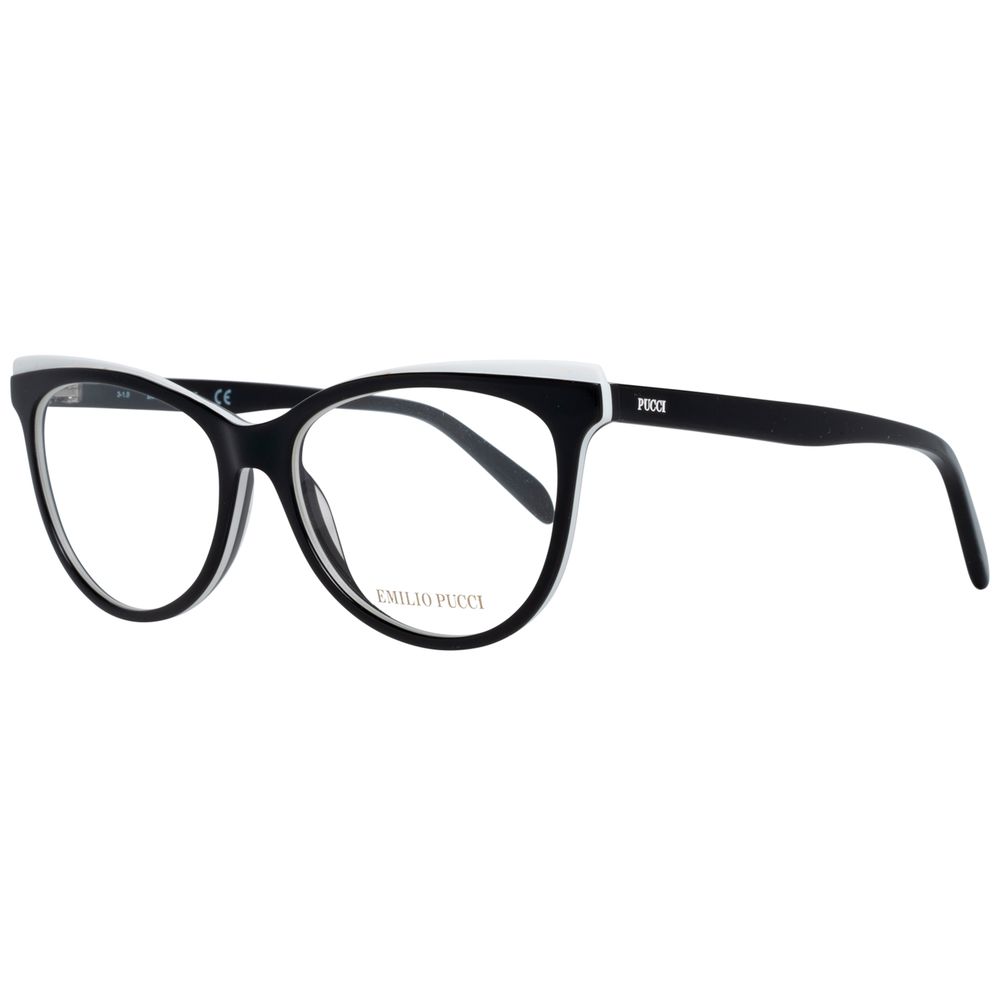 Emilio Pucci Black Plastic Glasses (Frames) Emilio Pucci