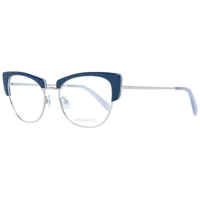 Emilio Pucci Blue Metal Glasses (Frames) Emilio Pucci