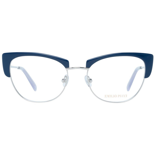 Emilio Pucci Blue Metal Glasses (Frames) Emilio Pucci