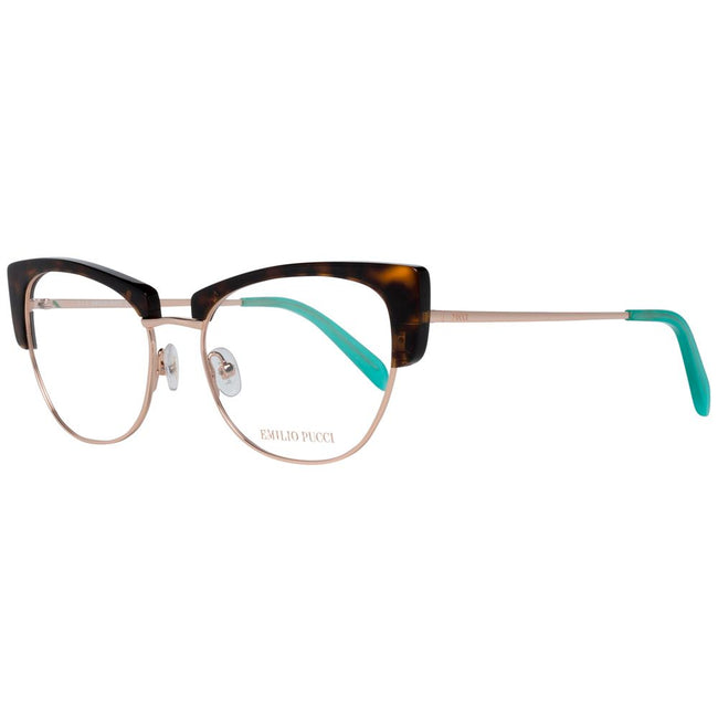 Emilio Pucci Gold Metal Glasses (Frames) Emilio Pucci