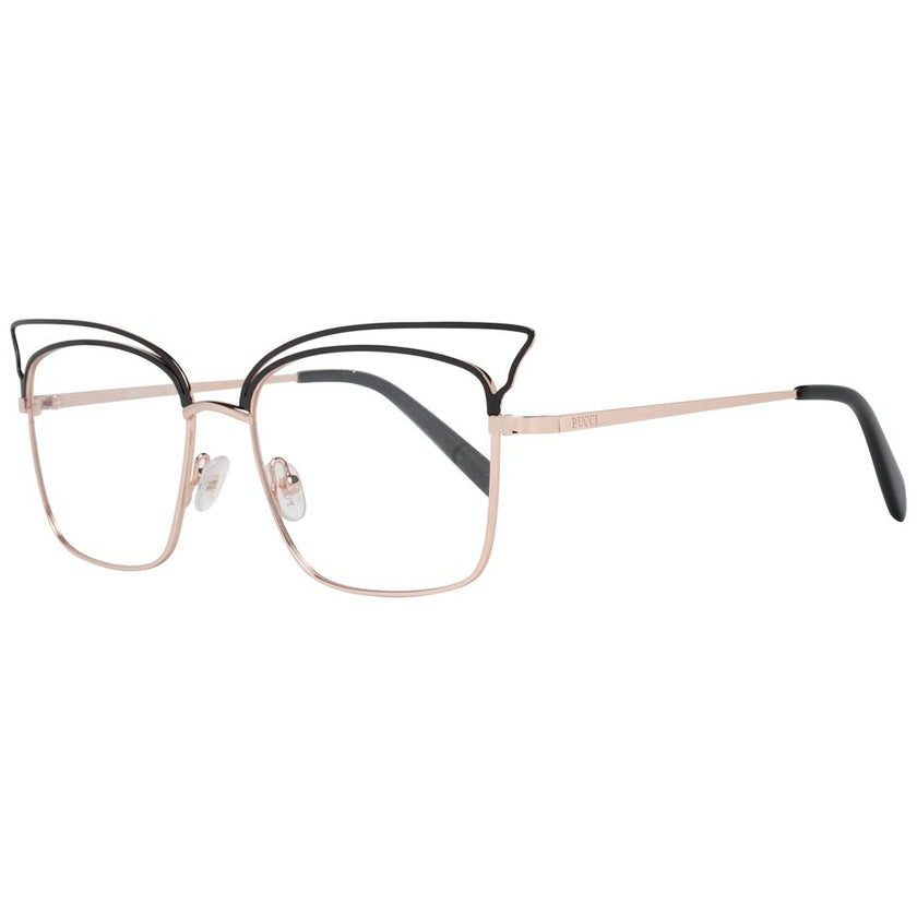 Emilio Pucci Black Metal Glasses (Frames) Emilio Pucci