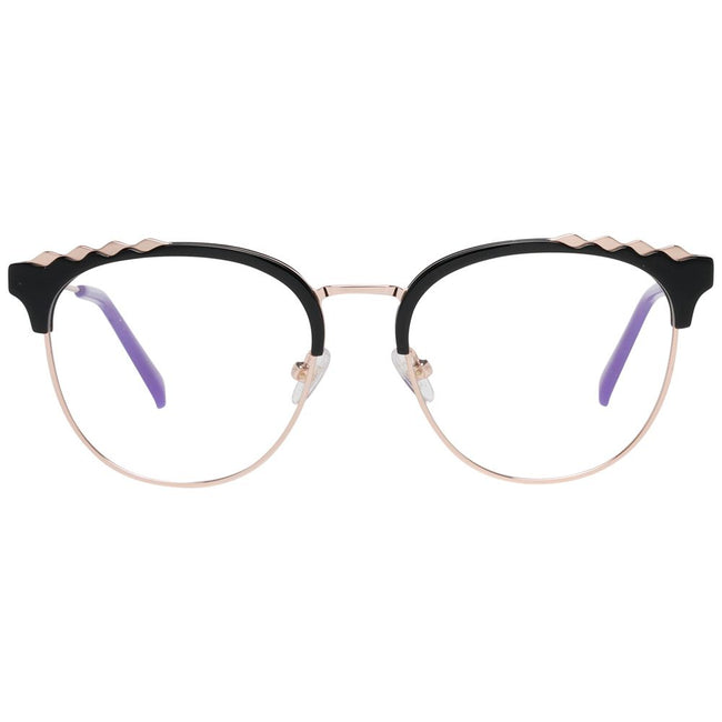 Emilio Pucci Black Metal Glasses (Frames) Emilio Pucci