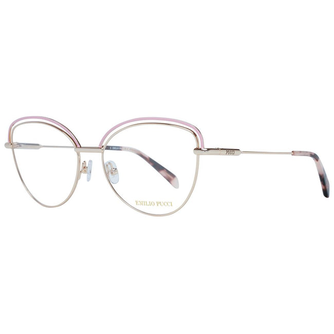 Emilio Pucci Gold Metal Glasses (Frames) Emilio Pucci