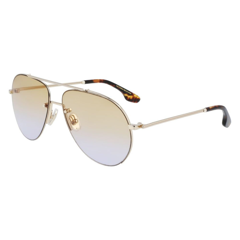 Victoria Beckham Gold Metal Sunglasses Victoria Beckham