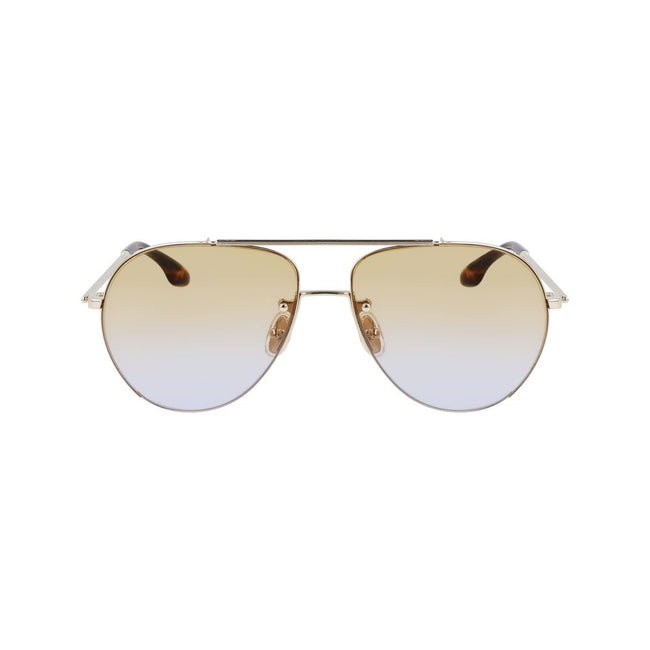 Victoria Beckham Gold Metal Sunglasses Victoria Beckham