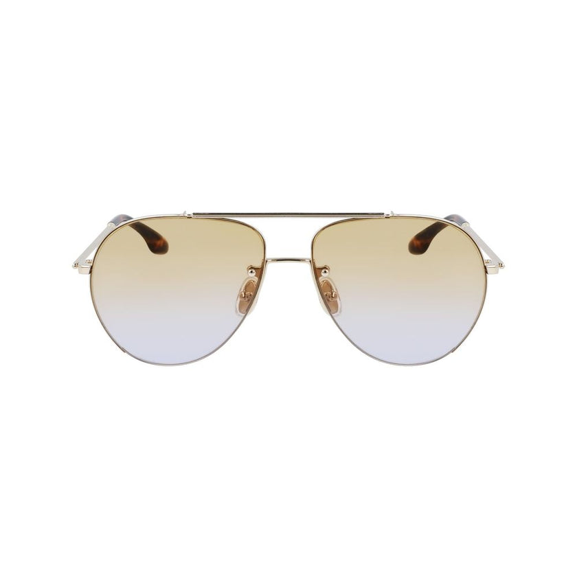 Victoria Beckham Gold Metal Sunglasses Victoria Beckham